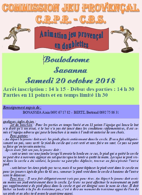 ANIMATION JEU PROVENCAL ANIMATION JEU PROVENCAL