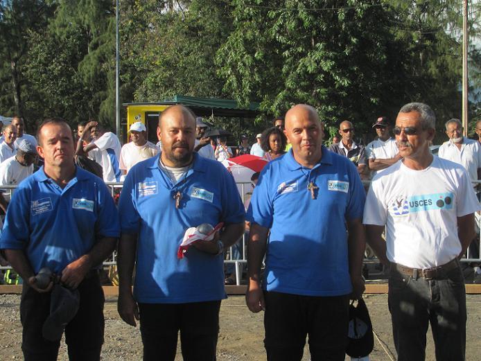 Yannick Hoarau/Gilbert Dijoux/Philippe Laterrière Vice-Champions de la Réunion 2011