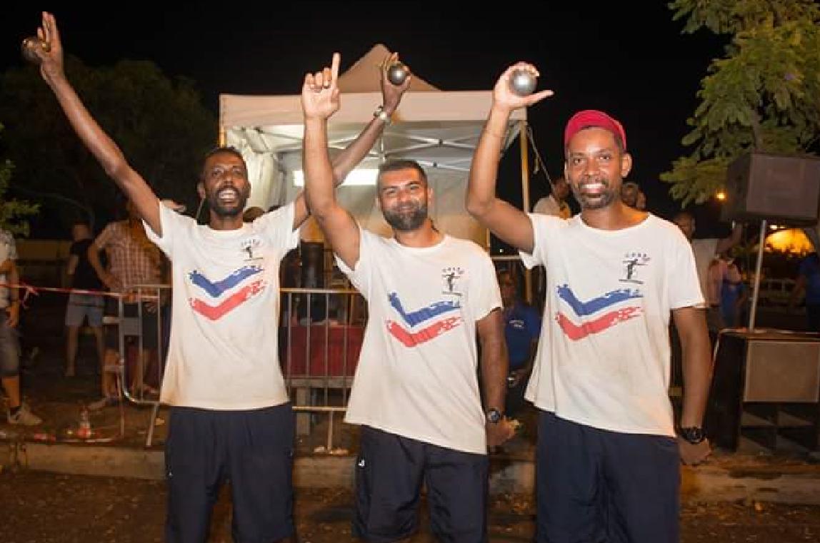 Idriss COUPAYE - Yannick ABDOUL HOUSEN - Didier SOMANA du CPSP CHAMPIONS 2019