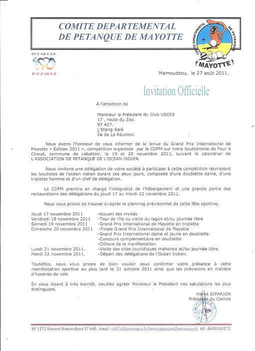 TOURNOI MAYOTTE TOURNOI MAYOTTE