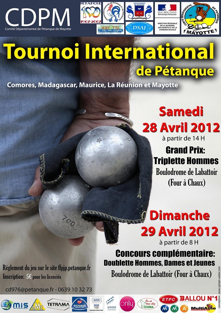 TOURNOI INTERNATIONAL DE MAYOTTE TOURNOI INTERNATIONAL DE MAYOTTE