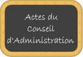 P.V. DES REUNIONS DU CONSEIL D'ADMINISTRATION DE L'USCES P.V. DES REUNIONS DU CONSEIL D'ADMINISTRATION DE L'USCES