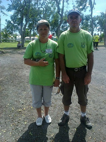 Clara et Yannick avant la finale Clara et Yannick avant la finale