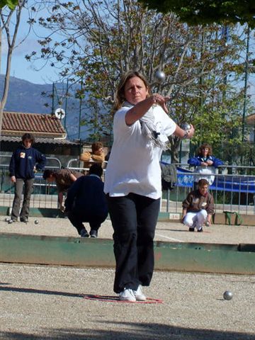 Marie Gomez, championne de l’Eure-et-Loir triplette 2014 participera à la compétition chez les dames