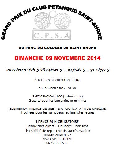 GRAND PRIX CPSA GRAND PRIX CPSA