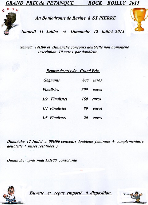 GRAND PRIX CBSP à SAINT-PIERRE