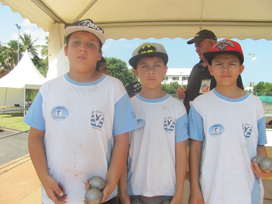 Alexandre, Eymeric et Louis les finalistes minimes