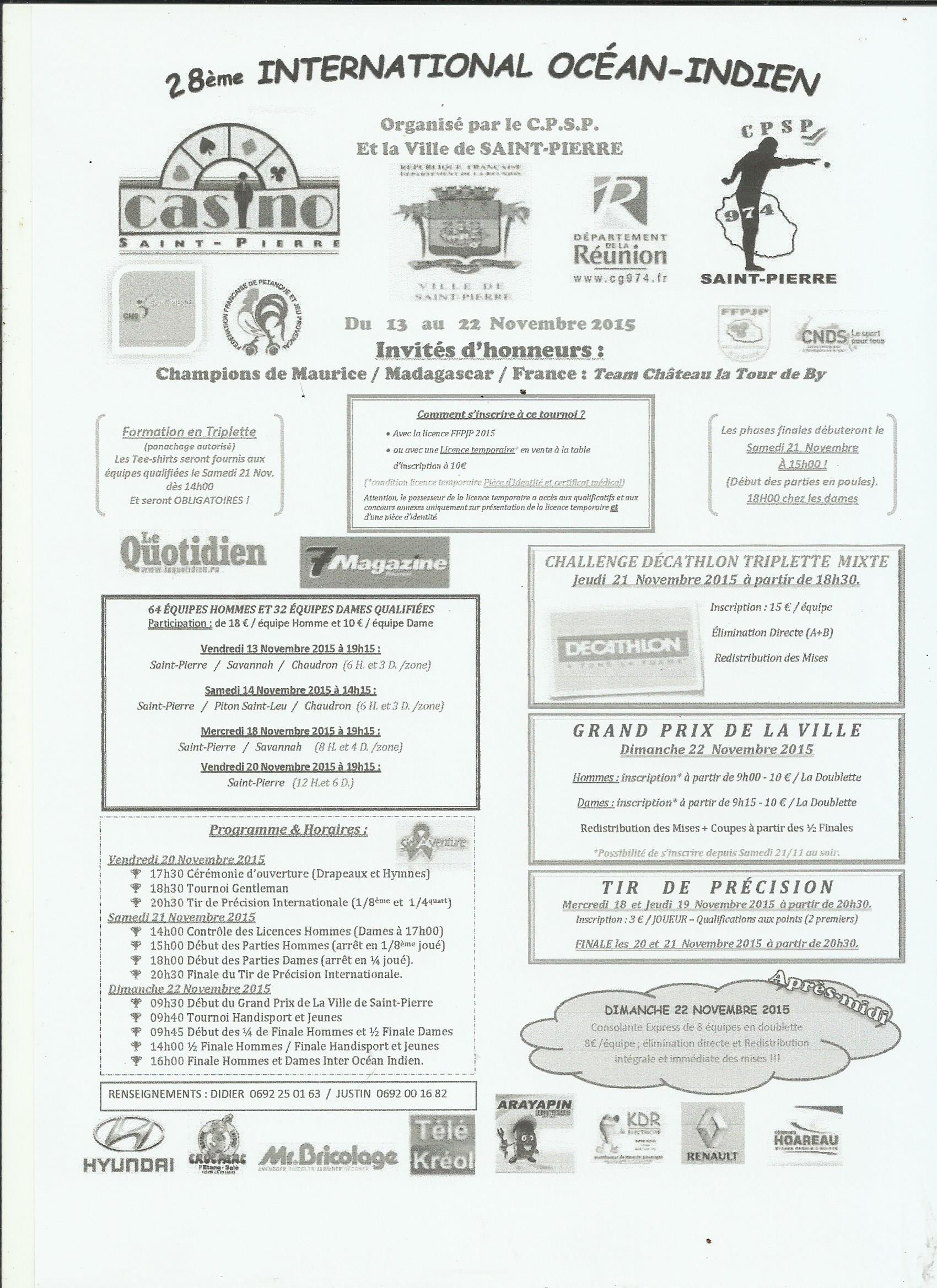 INTERNATIONAL OCEAN INDIEN INTERNATIONAL OCEAN INDIEN