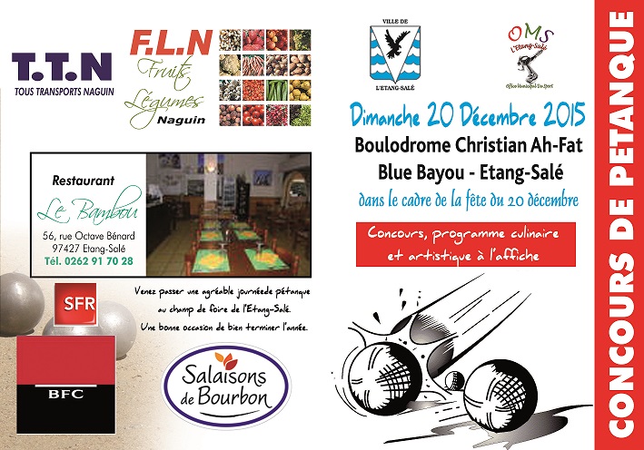 TOURNOI DU 20 DECEMBRE TOURNOI DU 20 DECEMBRE