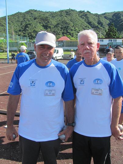 Robert Bellon et Michel Vienne ont participé à la finale départementale tête à tête