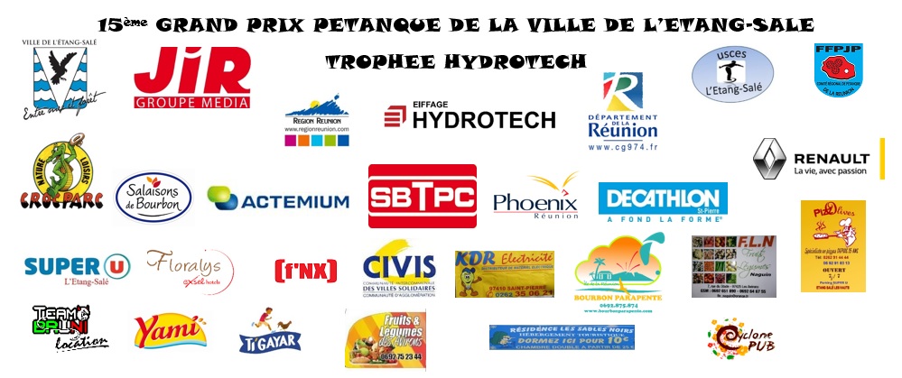 LES SPONSORS DU 15EME GRAND PRIX DE LA VILLE DE L'ETANG-SALE