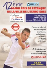 GRAND PRIX PETANQUE ETANG SALE 2012