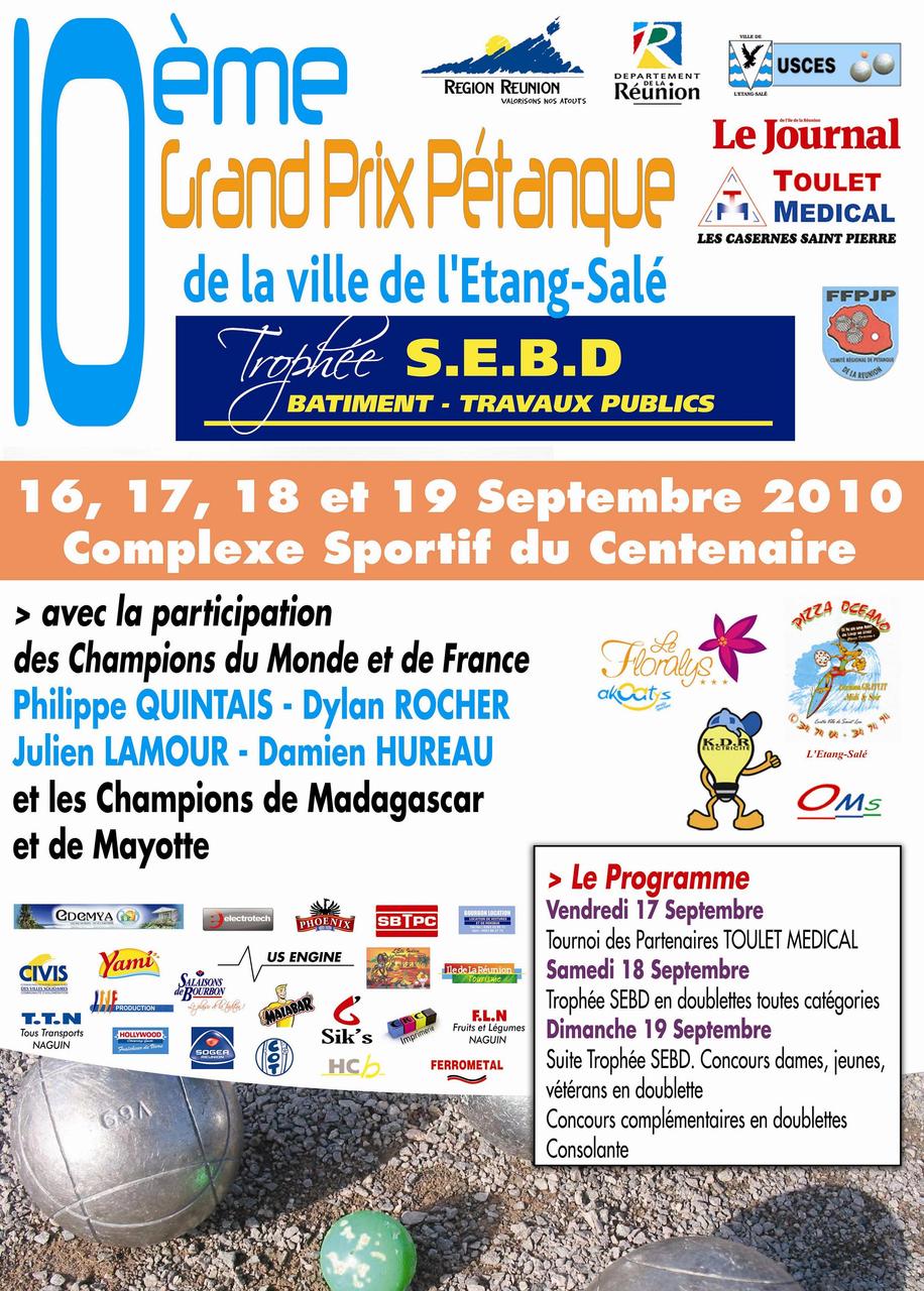 L'affiche du 10ème Grand Prix L'affiche du 10ème Grand Prix