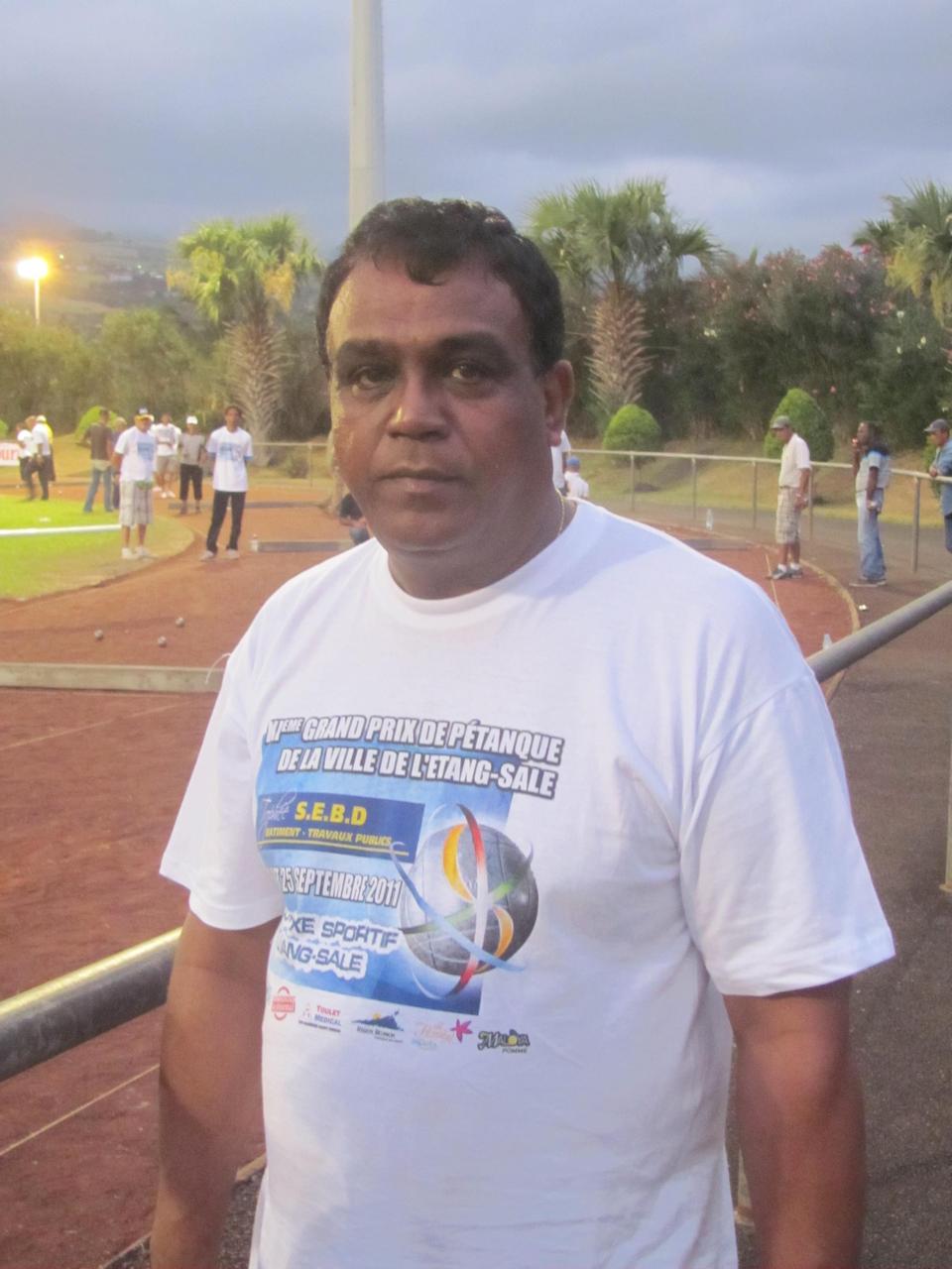 Le sympatique Daram (président du club de Maurice) Le sympatique Daram (président du club de Maurice)