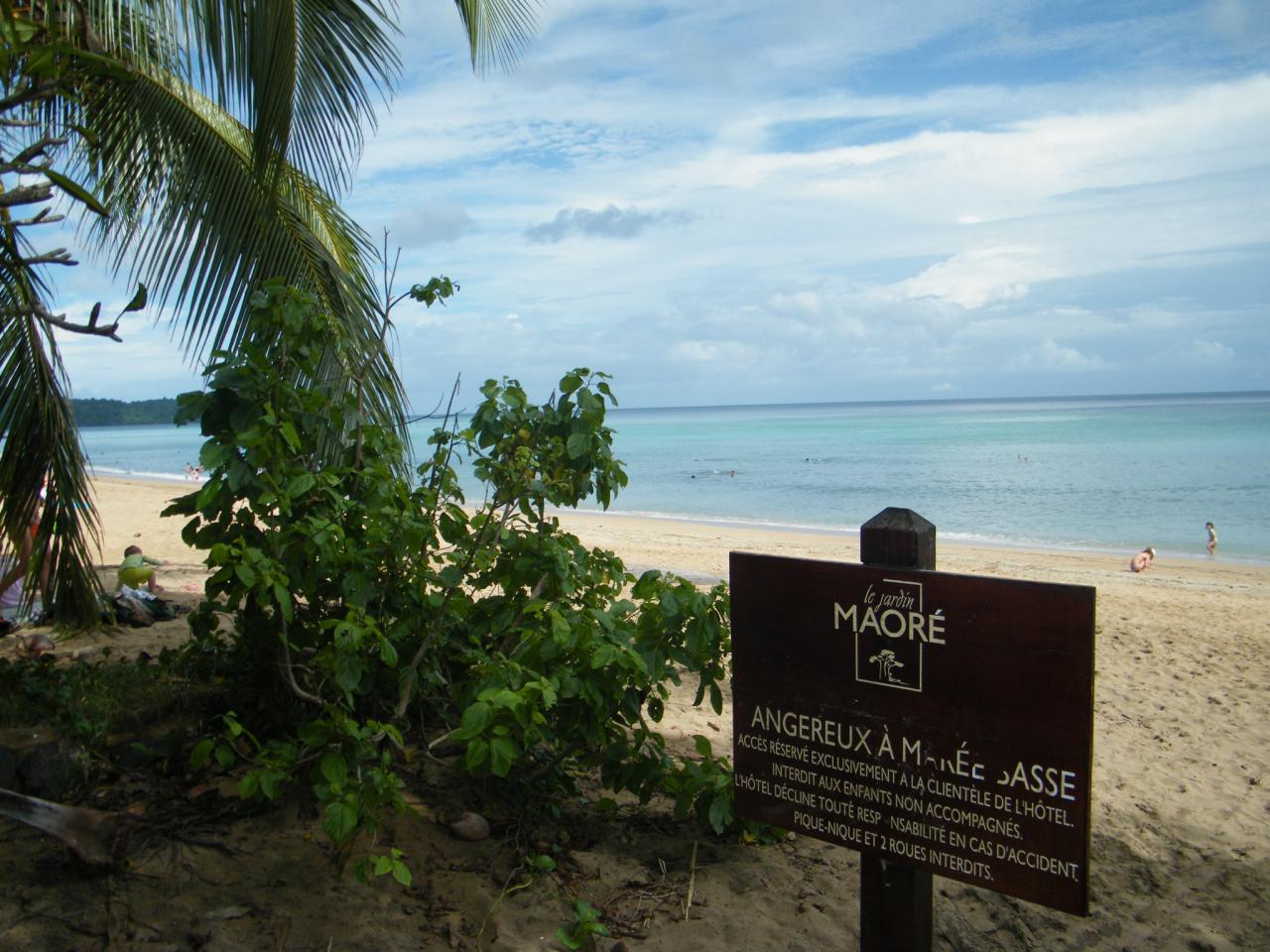 Plage dans le sud de l'Ile