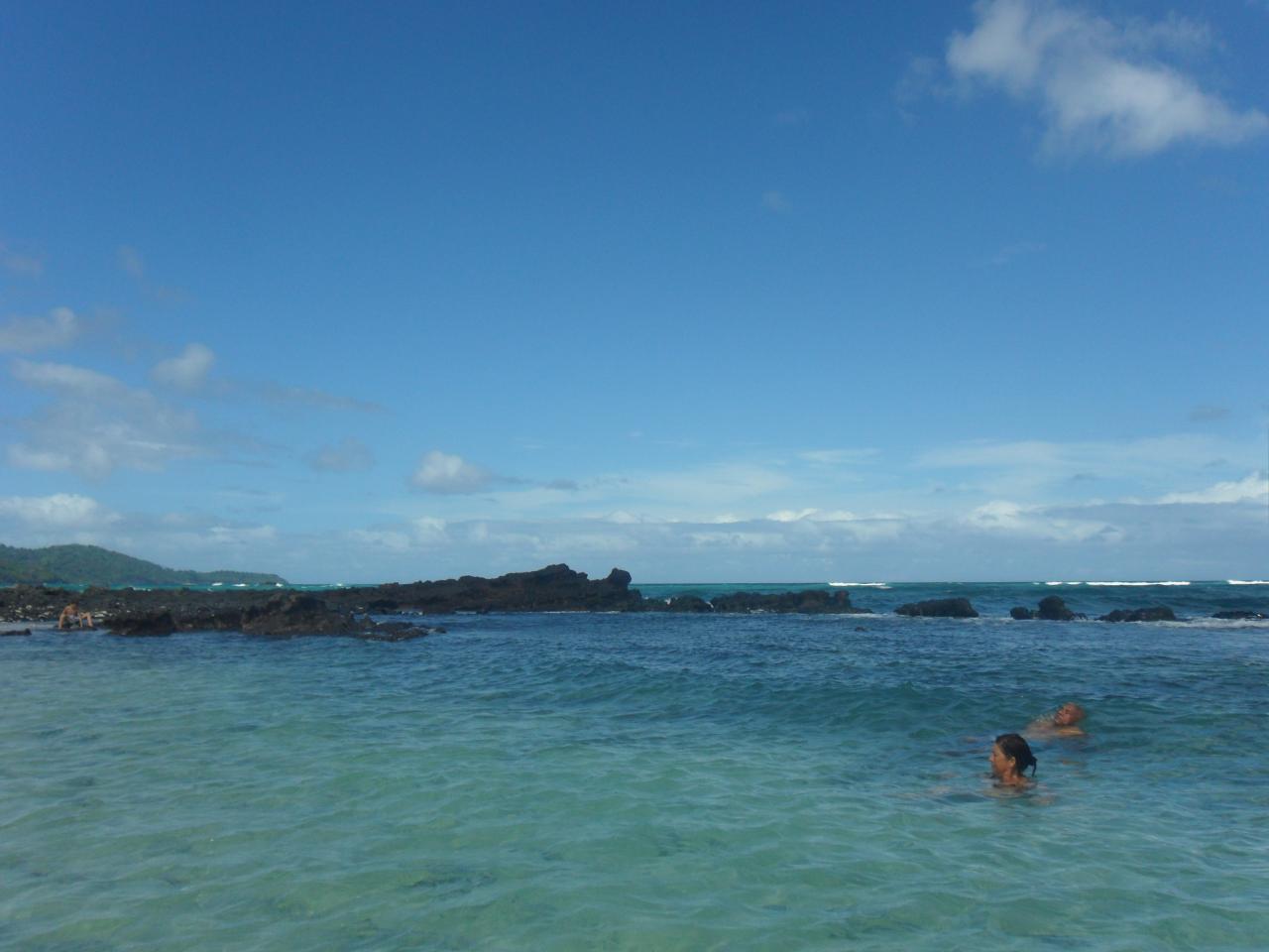 Baignade dans le lagon Baignade dans le lagon