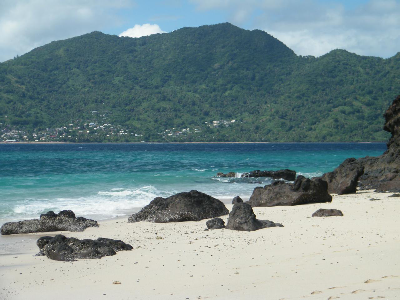 Plage de sable blanc Plage de sable blanc