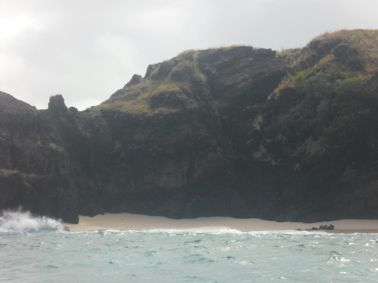 Une plage très isolée Une plage très isolée