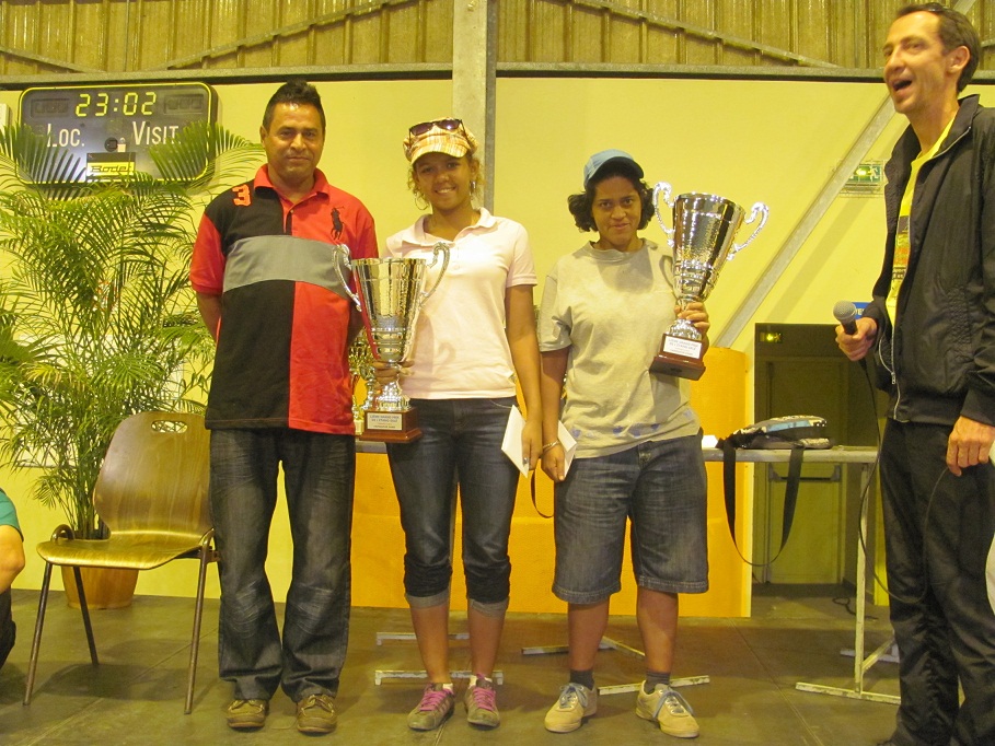 Les vainqueurs dames:Romy Ibao et Nathalie Ricquebourg  