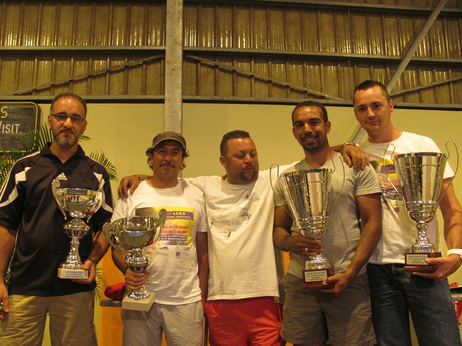 A gauche les finalistes du Complémentaire: Jean Marc Mussard et Stéphane A gauche les finalistes du Complémentaire: Jean Marc Mussard et Stéphane