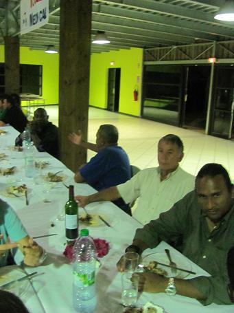 Repas inaugural avec le Comité de la Réunion Repas inaugural avec le Comité de la Réunion