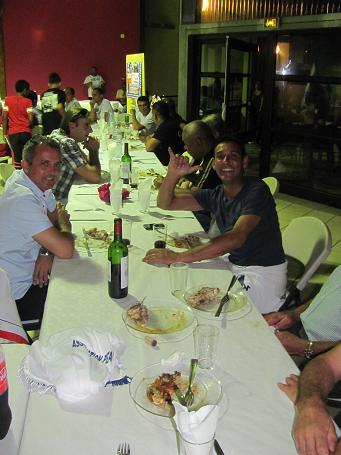 Repas inaugural avec la délégation mauricienne