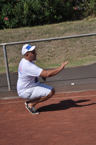 Quelques parties encore sur la piste d'athlétisme Quelques parties encore sur la piste d'athlétisme
