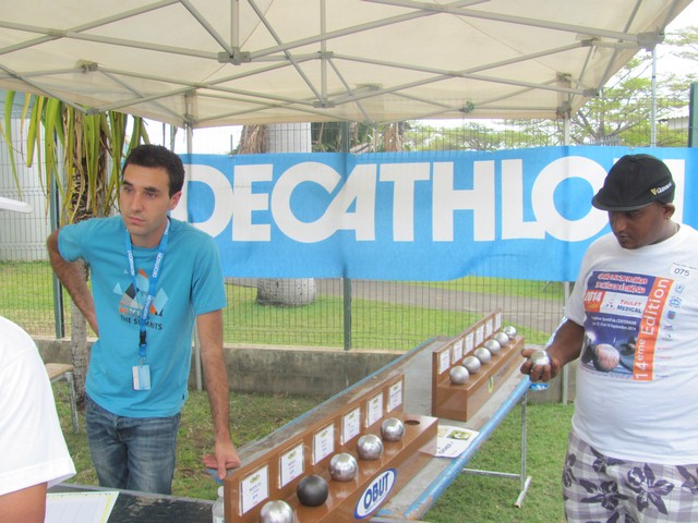 Le stand Décathlon Le stand Décathlon