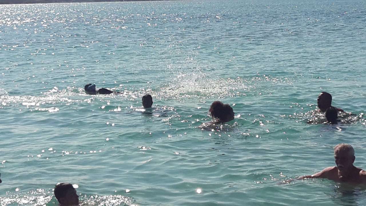 Dernière trempette. Dernière trempette.