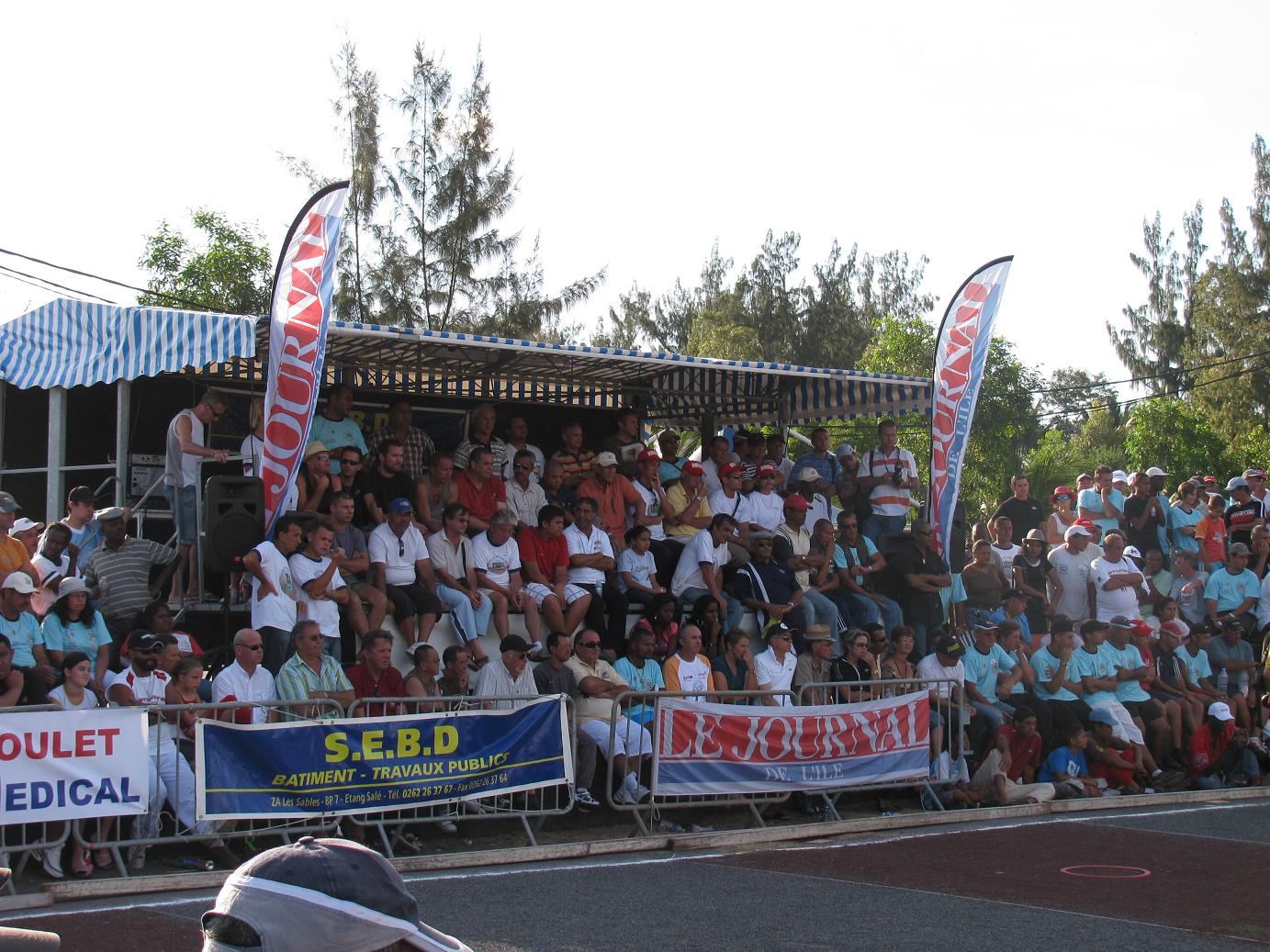 Les spectateurs se régalent!