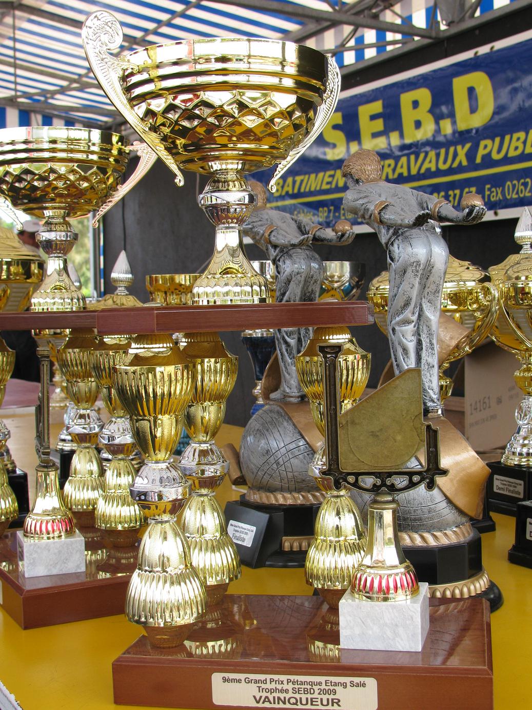 Le Trophée vainqueur édition 2009