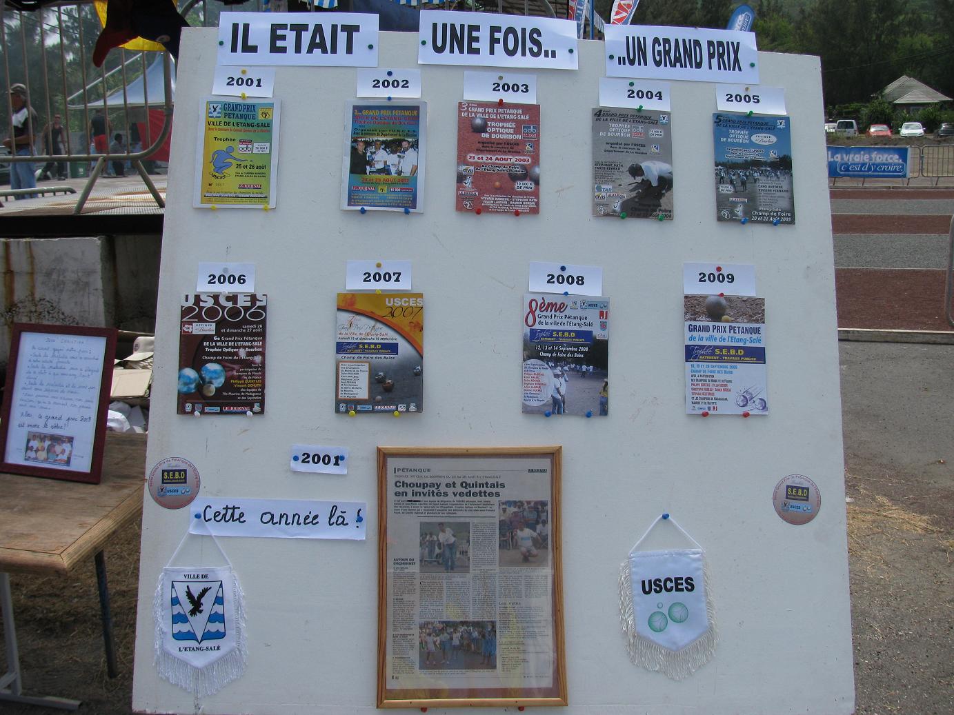 Un historique des différents Grands Prix Un historique des différents Grands Prix