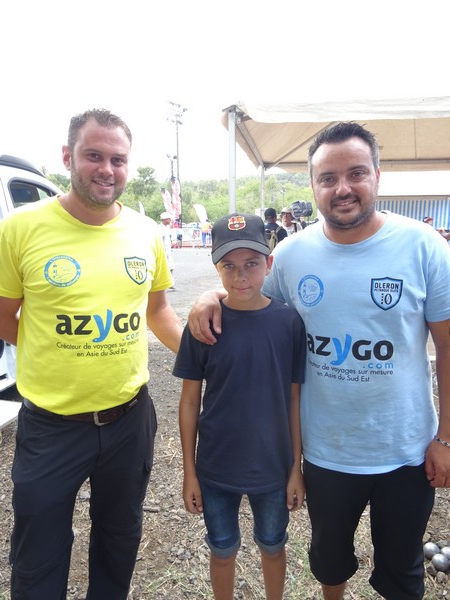 Notre jeune champion Eymeric avec les Champions