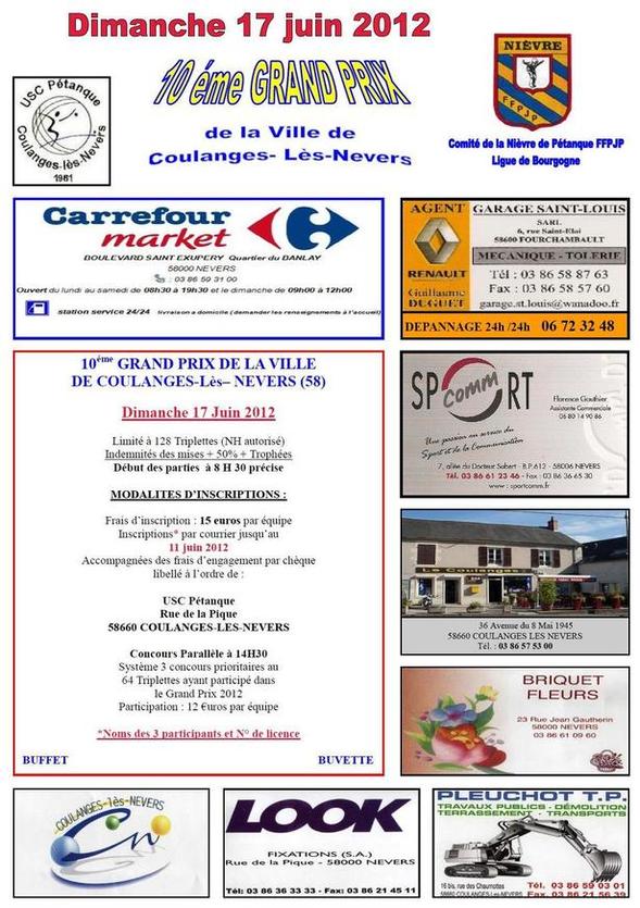 Affiche grand prix 2012 Affiche grand prix 2012