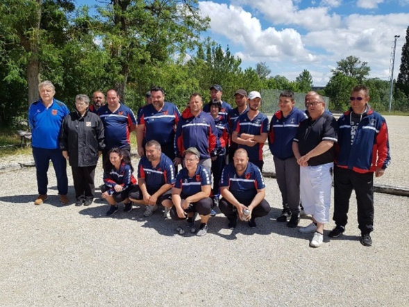 Coupe de France : USF Pétanque contre BRUERE remportée par les florentais.
