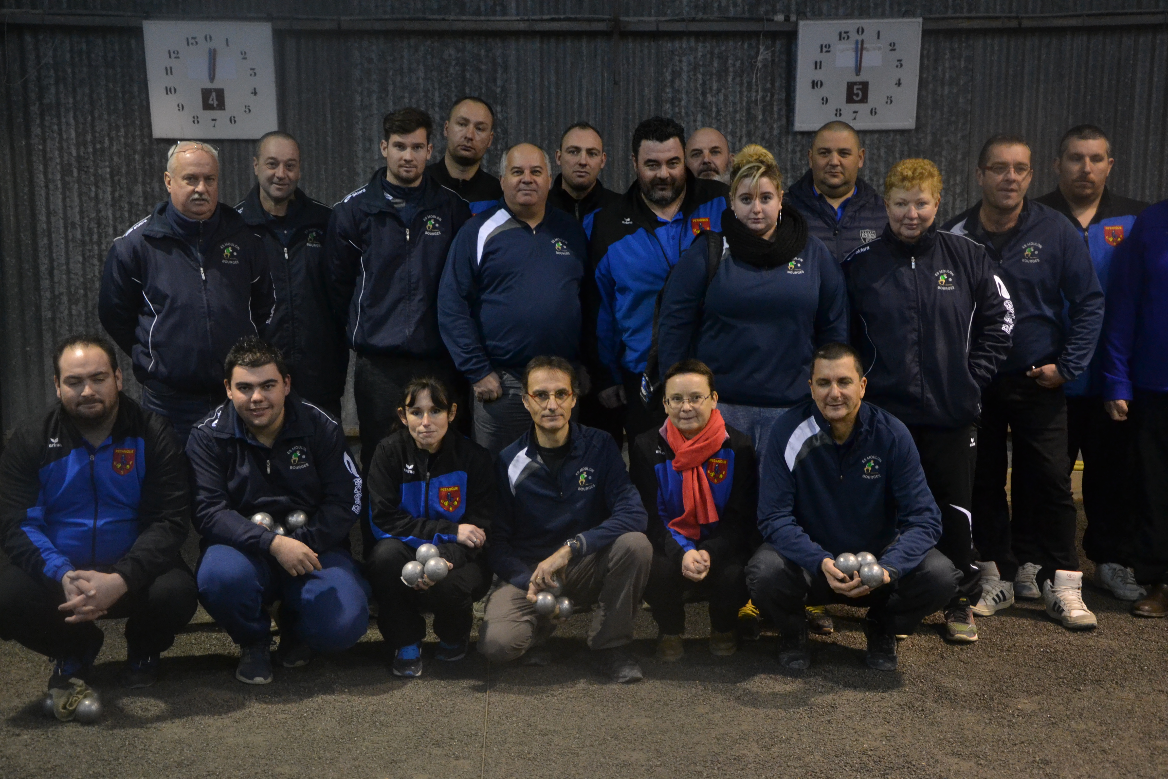 Rencontre de coupe de france entre l'USF Pétanque et le Moulon.