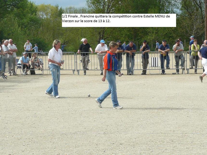 CHAMPIONNAT DU CHER TETE A TETE DAMES ET JUNIORS 2010