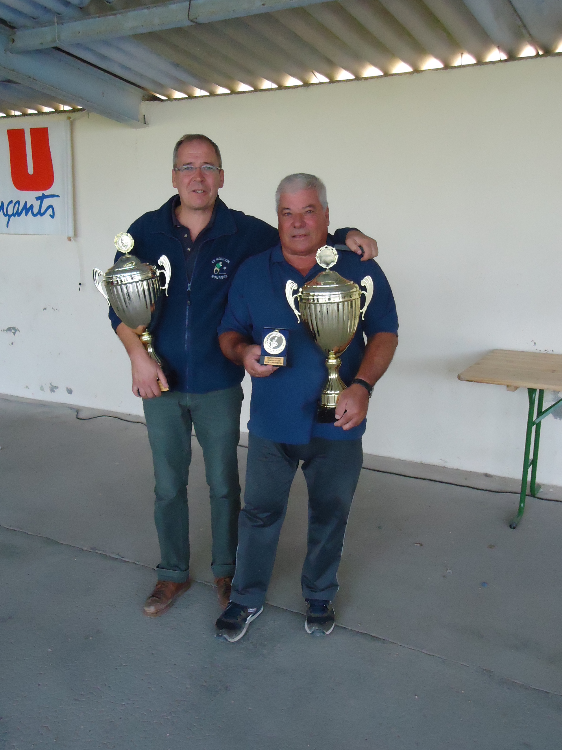 Champion doublettes Honneur 2013 : J.Louis TERMINET et Michel MACIA.