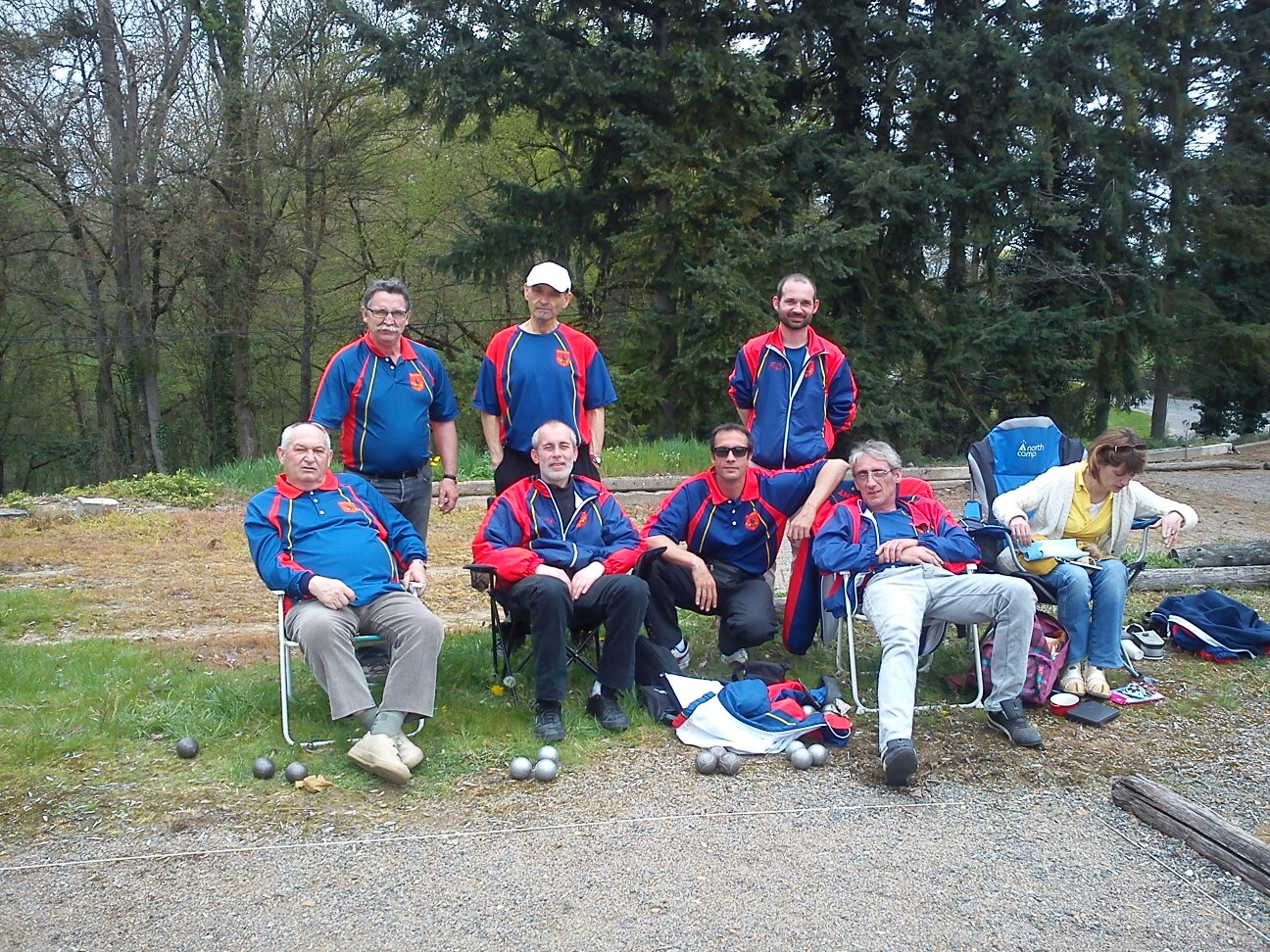 USF Pétanque troisième division coachée par Pascal MICHEL