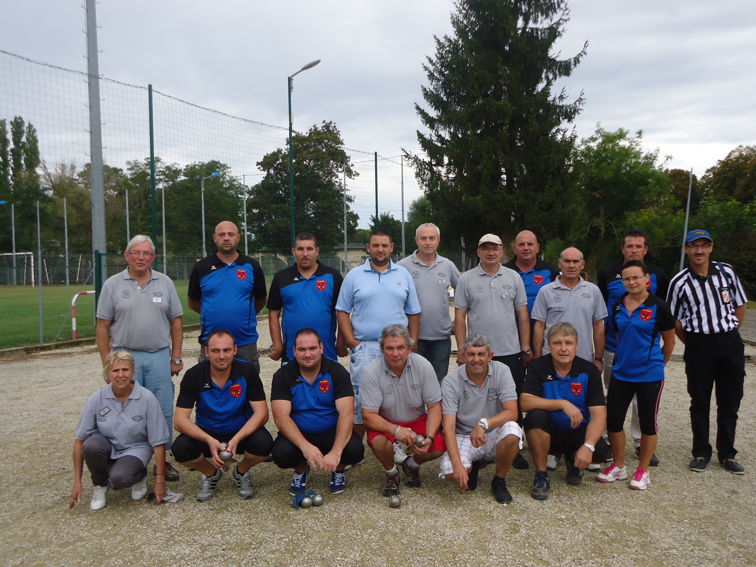 USF Pétanque bat INGRE : 21 à 10