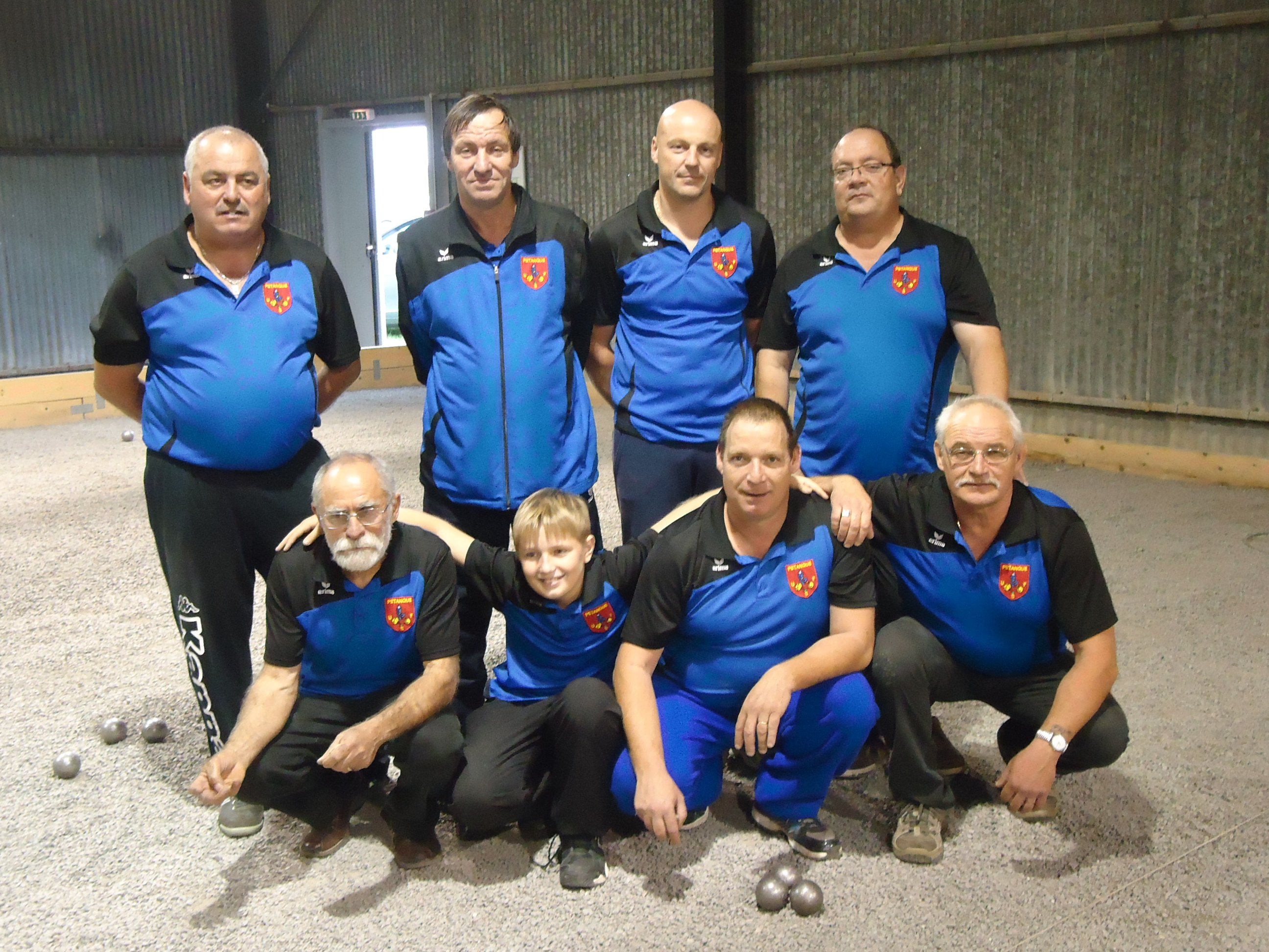 USF Pétanque : Vaincu mais toujours souriant .