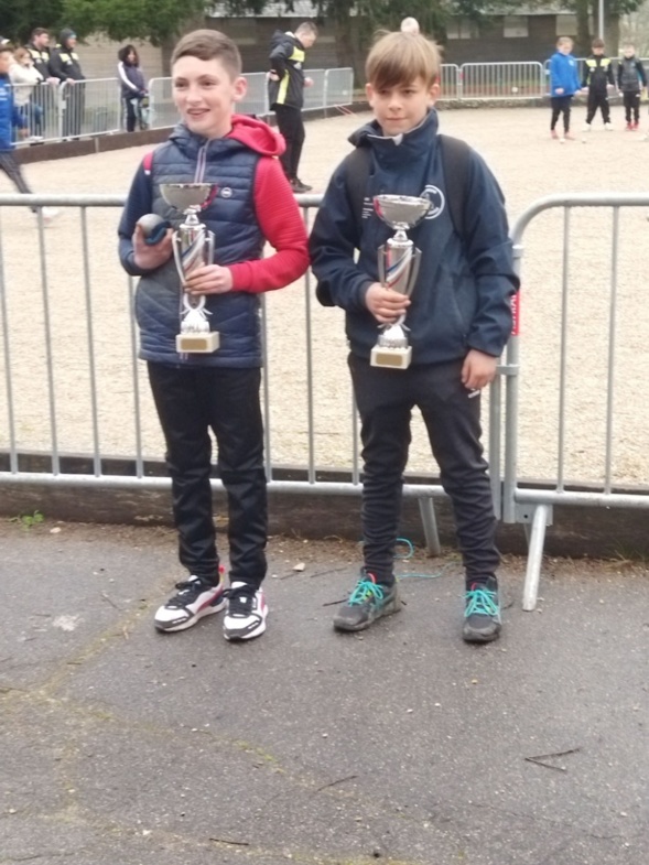 Sacha et Sohan champion cadet 2023.