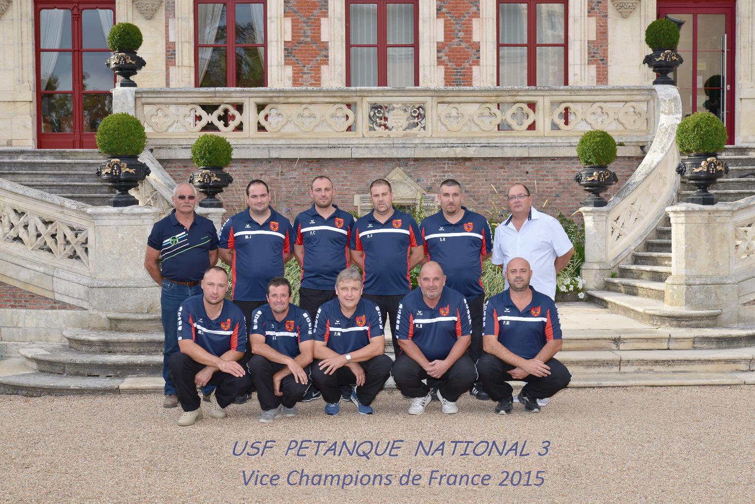 L'USF Pétanque vous souhaite en Avance : Une bonne Année 2016.
