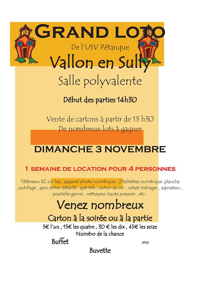 super loto us vallon pétanque super loto us vallon pétanque