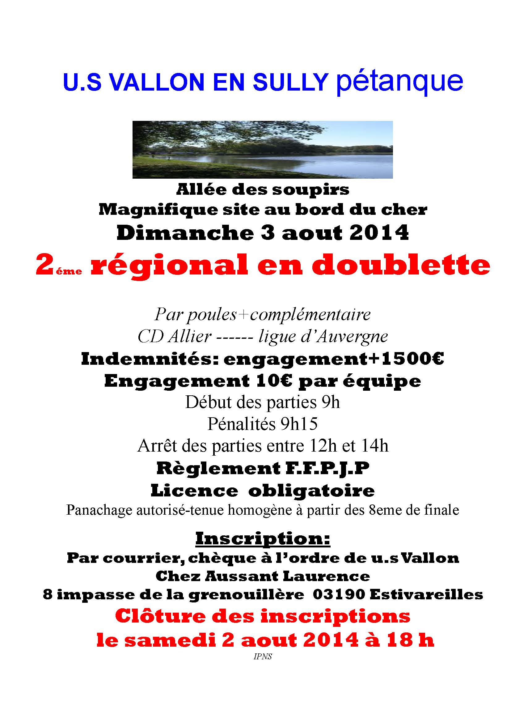 2 eme régional de us vallon pétanque 2 eme régional de us vallon pétanque