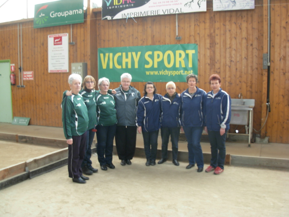 CHAMPIONNAT DES CLUBS FEMININ du 8 mars.
