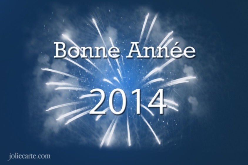 bonne année 2014