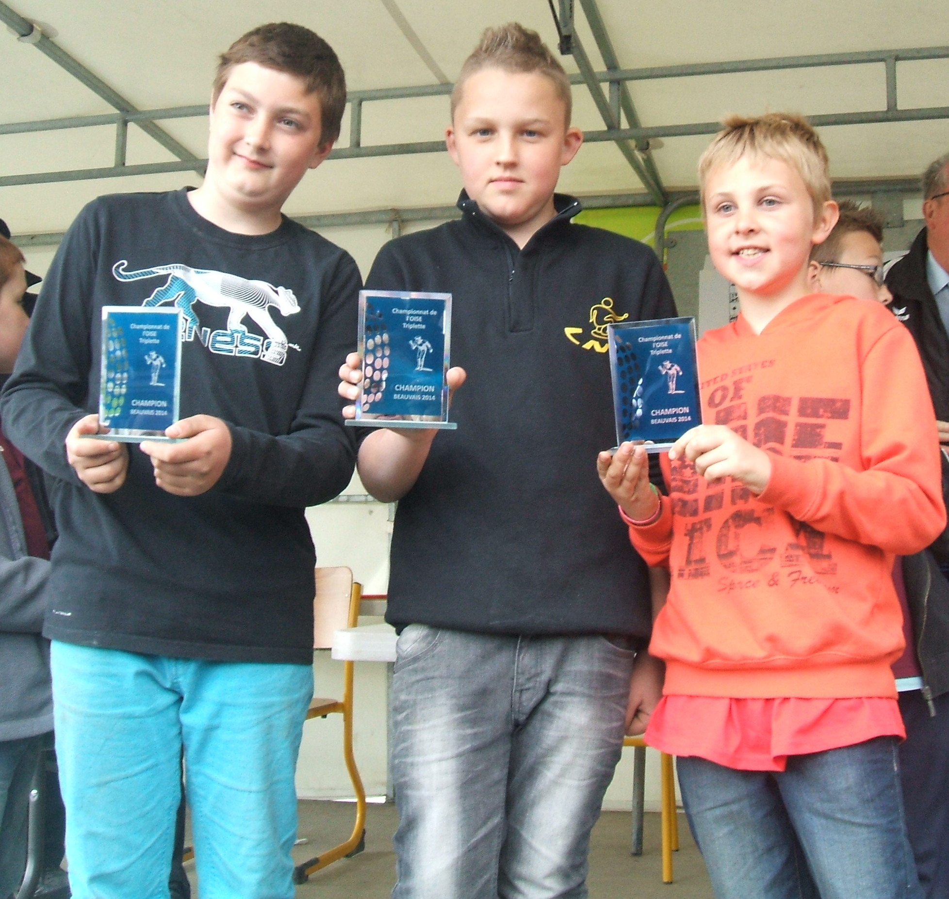 bravo les champions  Anthony /  Quentin /  Gabriel