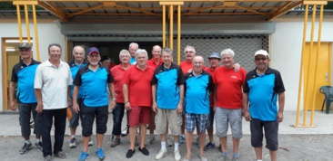 L'EQUIPE DE VICHY PETANQUE EN FINALE DU TROPHEE SUPER PRESTIGE 2EME SERIE VETERANS