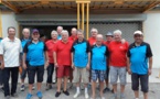 L'EQUIPE DE VICHY PETANQUE EN FINALE DU TROPHEE SUPER PRESTIGE 2EME SERIE VETERANS